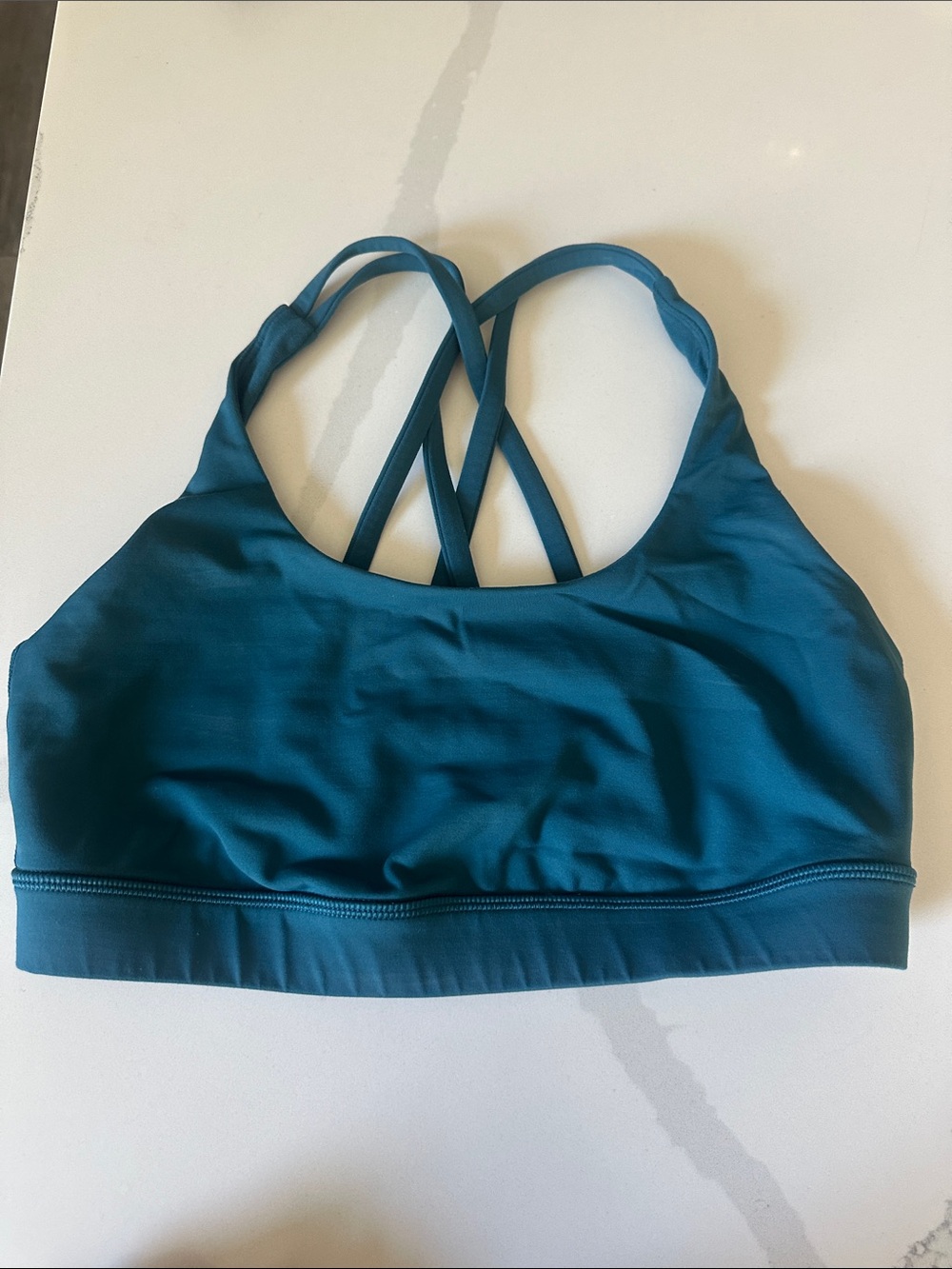 lululemon athletica Teal Strappy Sports Bra